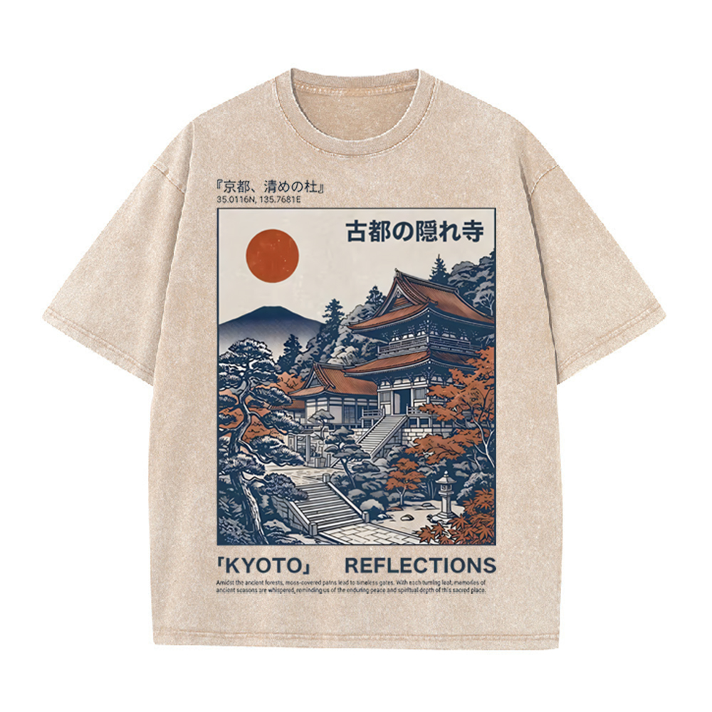 Vintage Fashion Kyoto - 2026 Vintage Washed Beige Kyoto Ancient