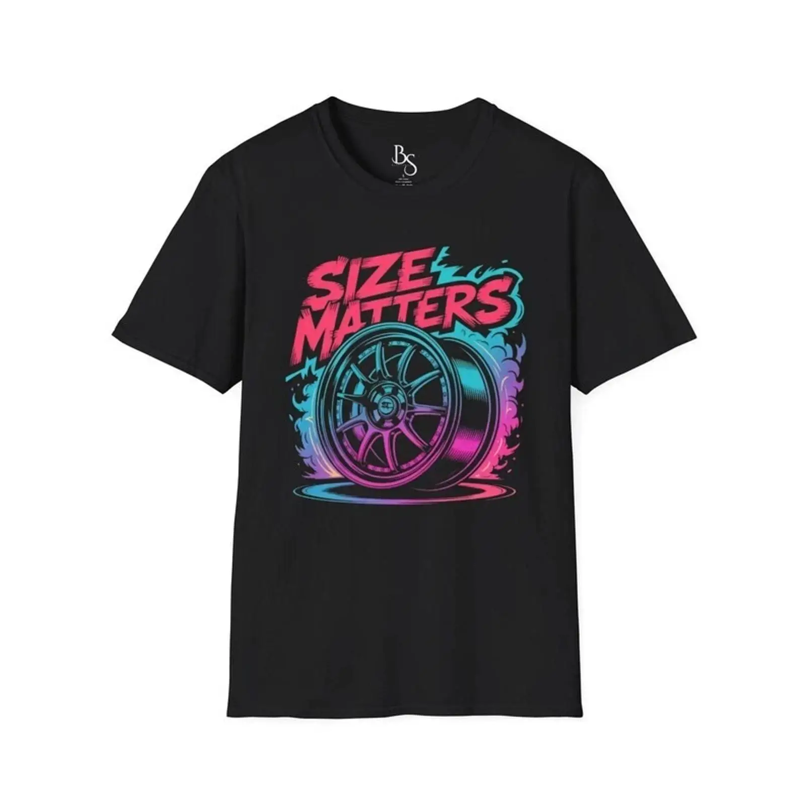 Vintage Fashion Wheel - Size Matters T Shirt Car Wheel