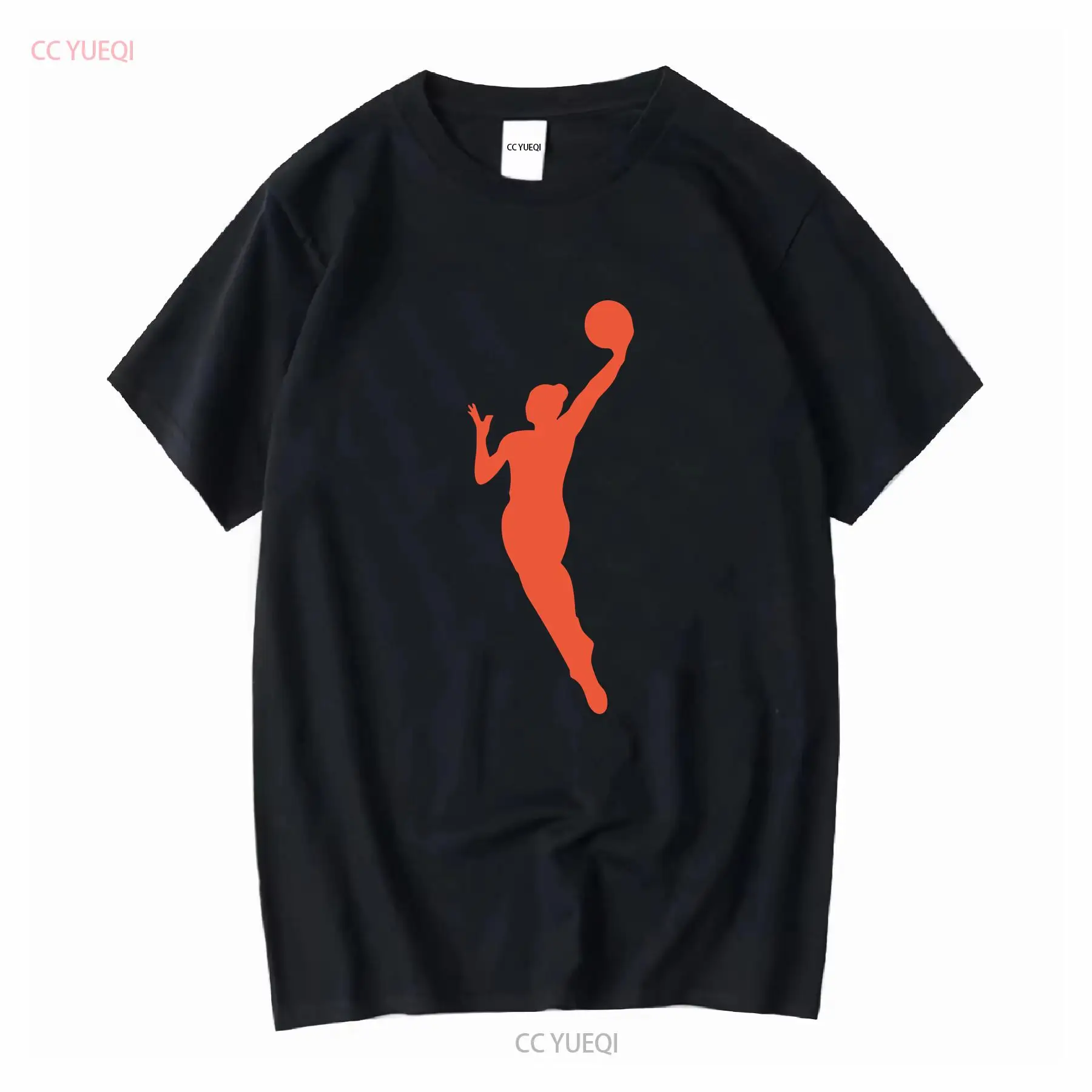 Vintage Fashion Jersey - Heavy Cotton T Shirt WNBA orange