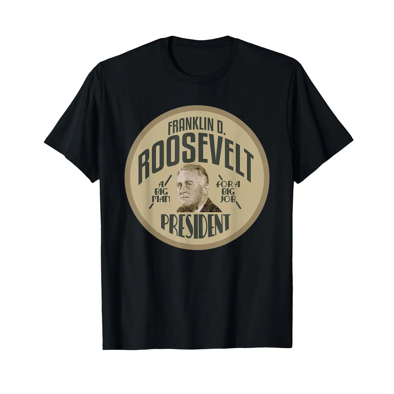 Vintage Fashion Campaigns - FDR Campaign T Shirt Franklin Roosevelt