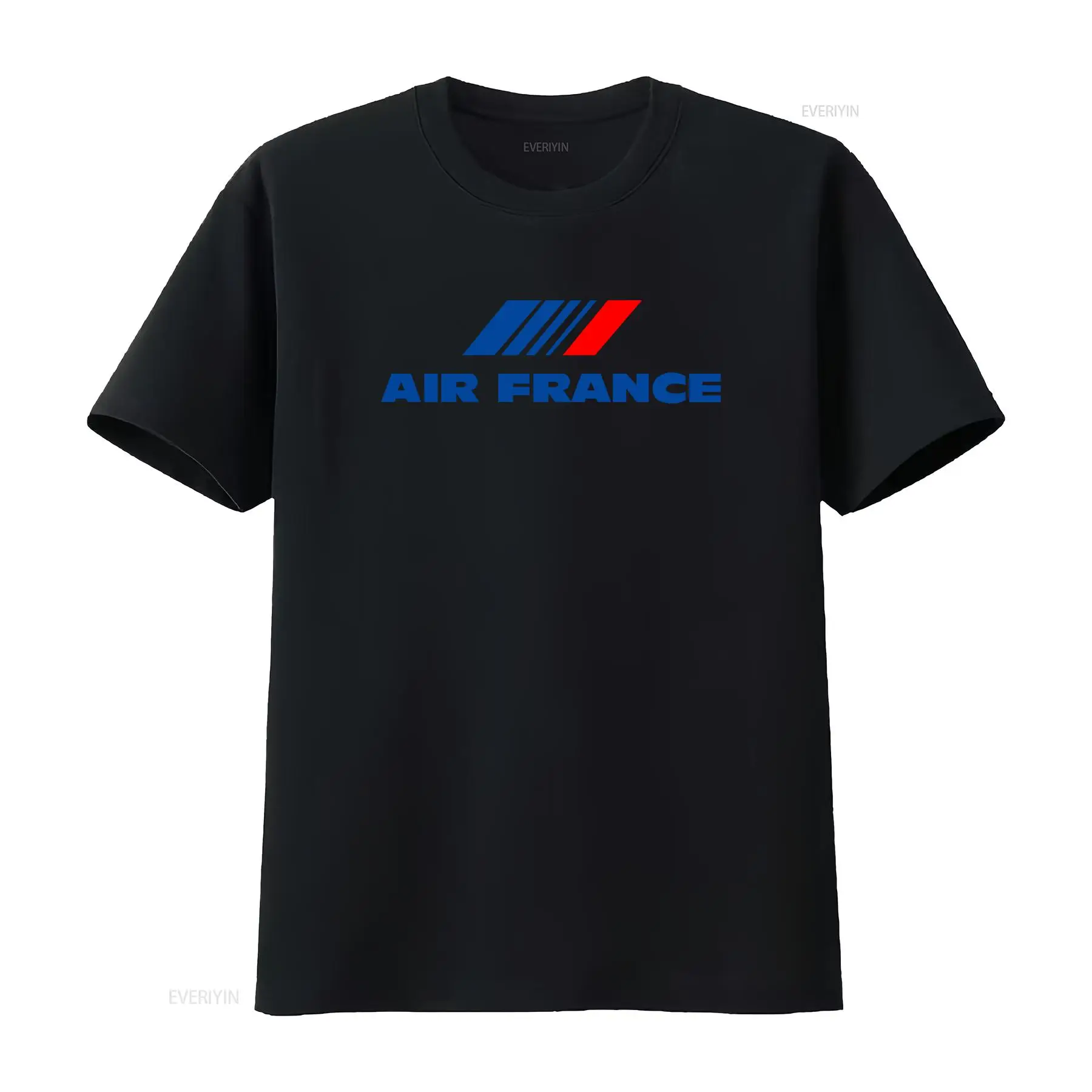 Vintage Fashion Jersey - Air France Airlines Logo T Shirt