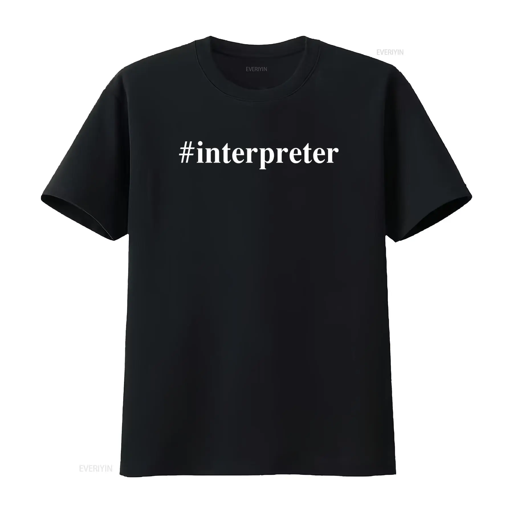 Interpreter T Shirt for Lingui - Vintage Fashion Hashtags review and price