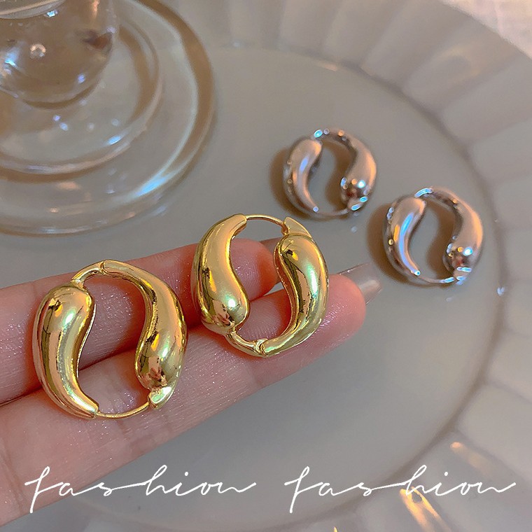 Korean Fashion Gold Color U Ea - Vintage Fashion Guild review and price