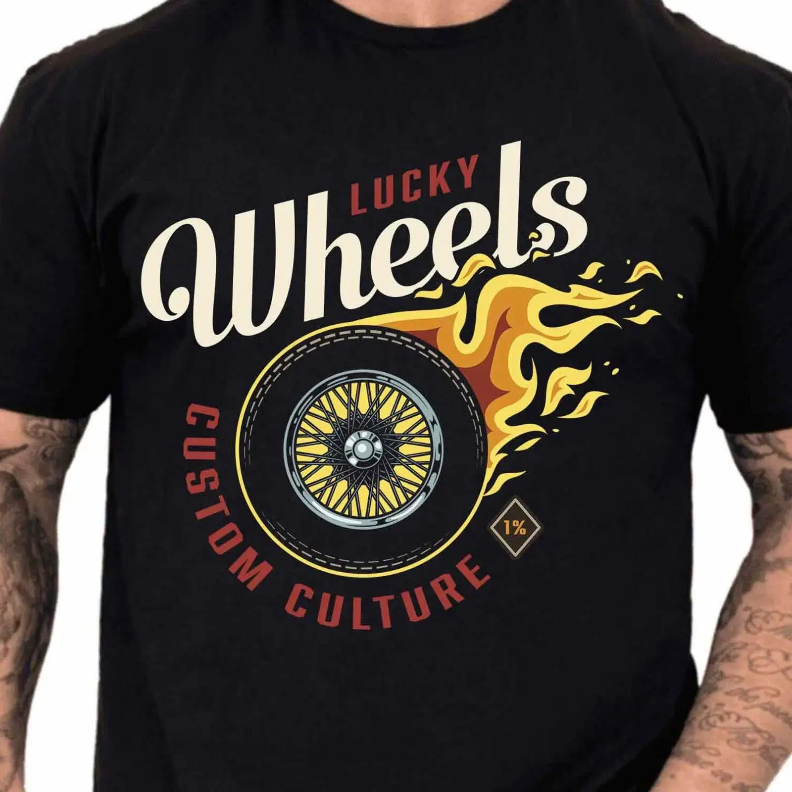 Lucky Wheels Custom T Shirt Fl - Vintage Fashion Wheel review and price