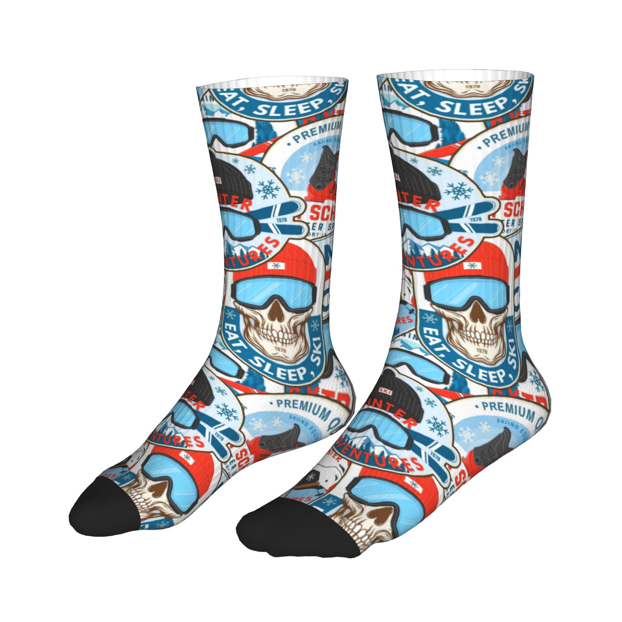 Vintage Red Blue Ski Club Seam - Vintage Fashion Mens review and price