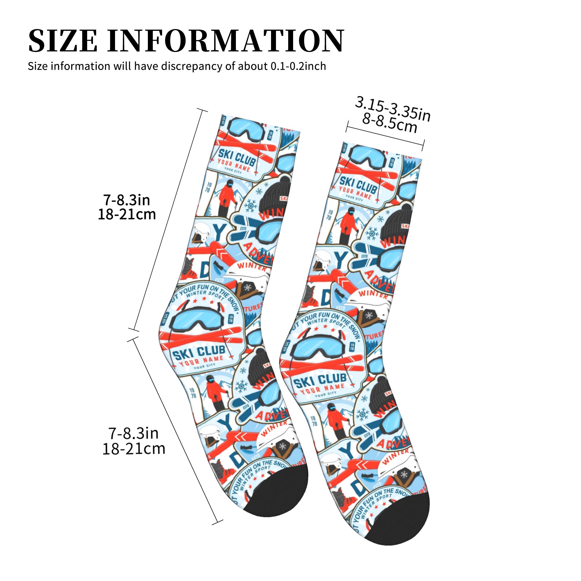 Vintage Red Blue Ski Club Seam - Vintage Fashion Mens review and price