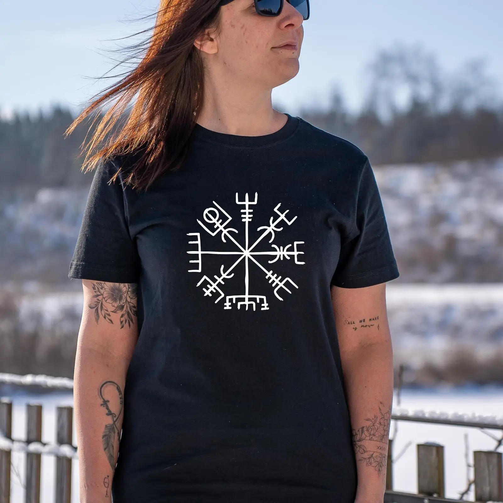 Vegvísir Nordic Rune Compass V - Vintage Fashion Faire review and price