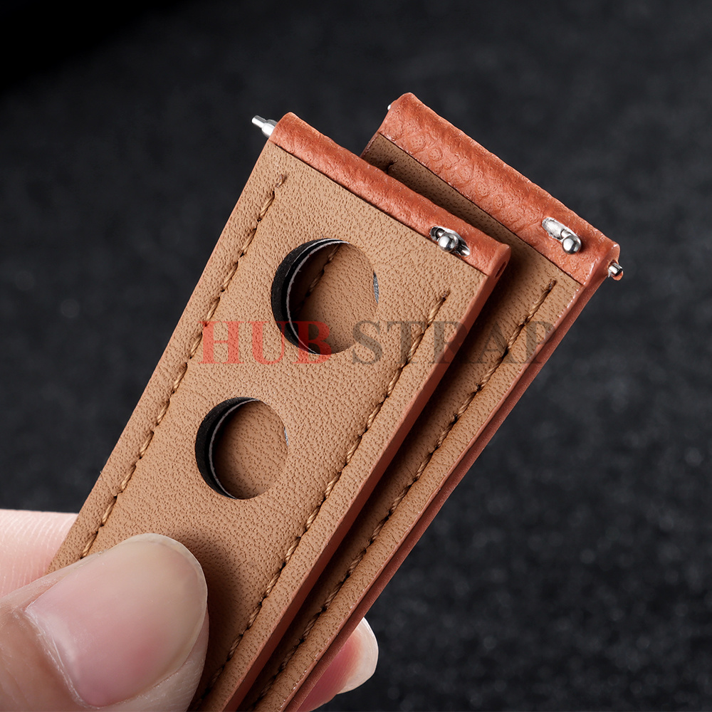 20mm 22mm Cowhide WatchStrap B - Vintage Fashion Labels review and price