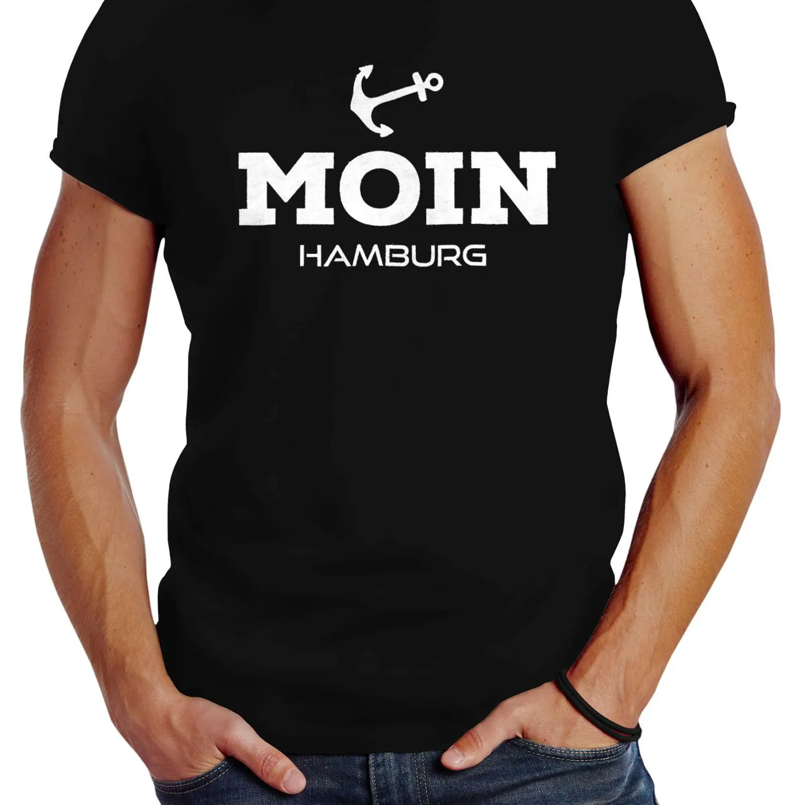 Neverless Men's T Shirt Moin H - Vintage Fashion Hamburg review and price