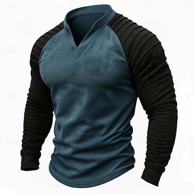Vintage Distressed Henley Ragl - Vintage Fashion Mens review and price