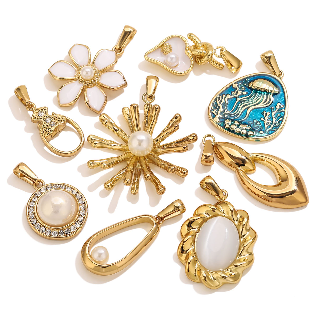 1Pcs 18K Gold Plated Stainless - Vintage Fashion Tumblr review and price
