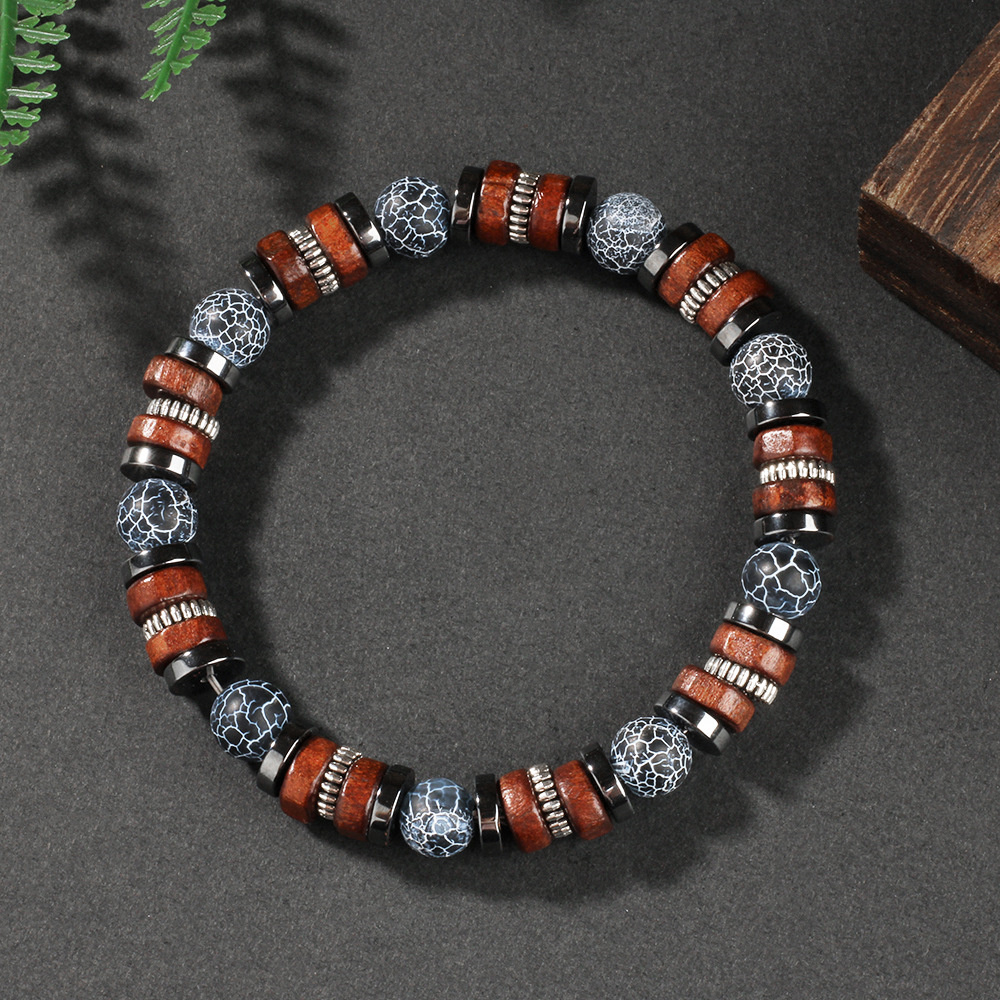 Weathered agate bracelet men n - Vintage Fashion Outfits Men review and price