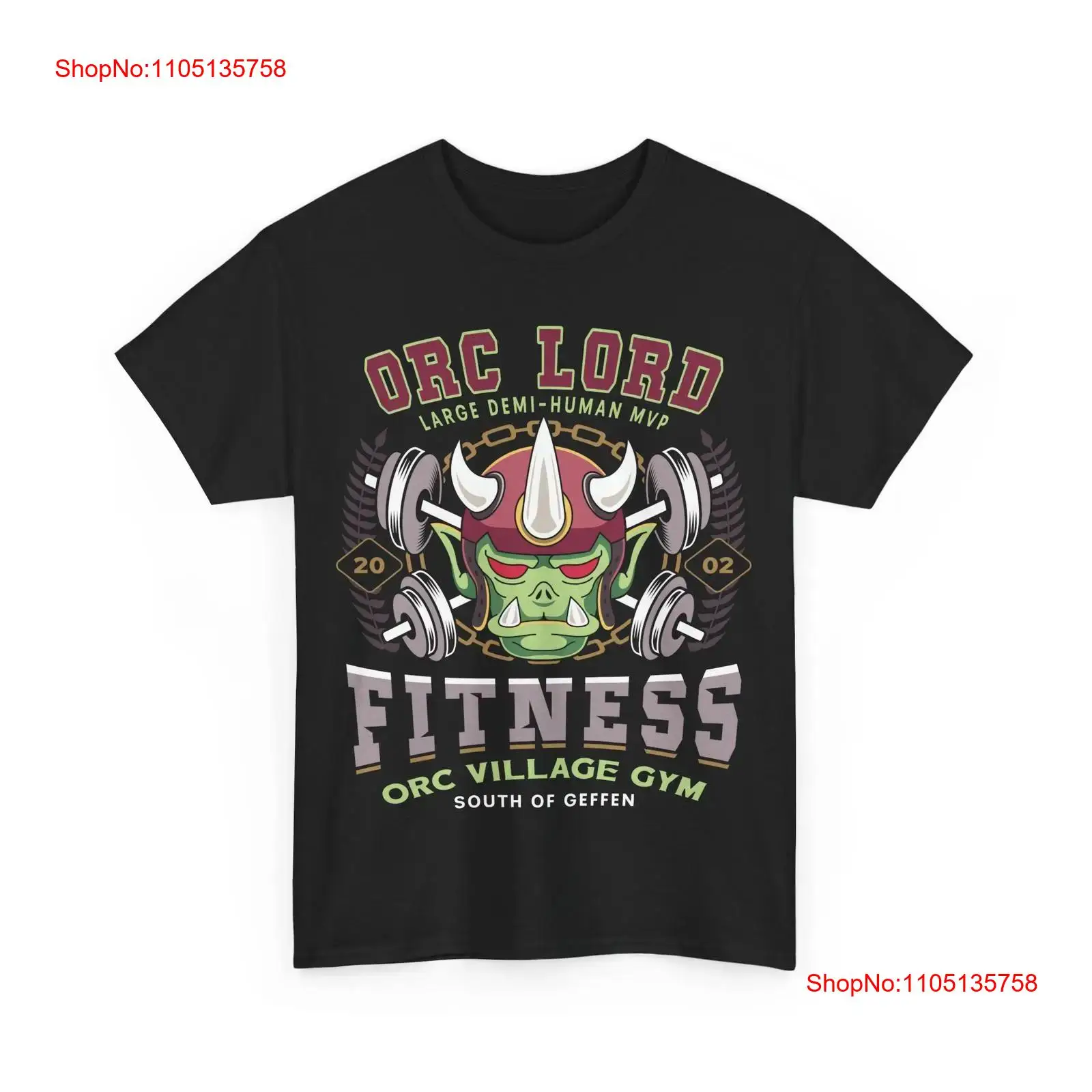 Geffen Orc Village Fitness T S - Vintage Fashion Video review and price
