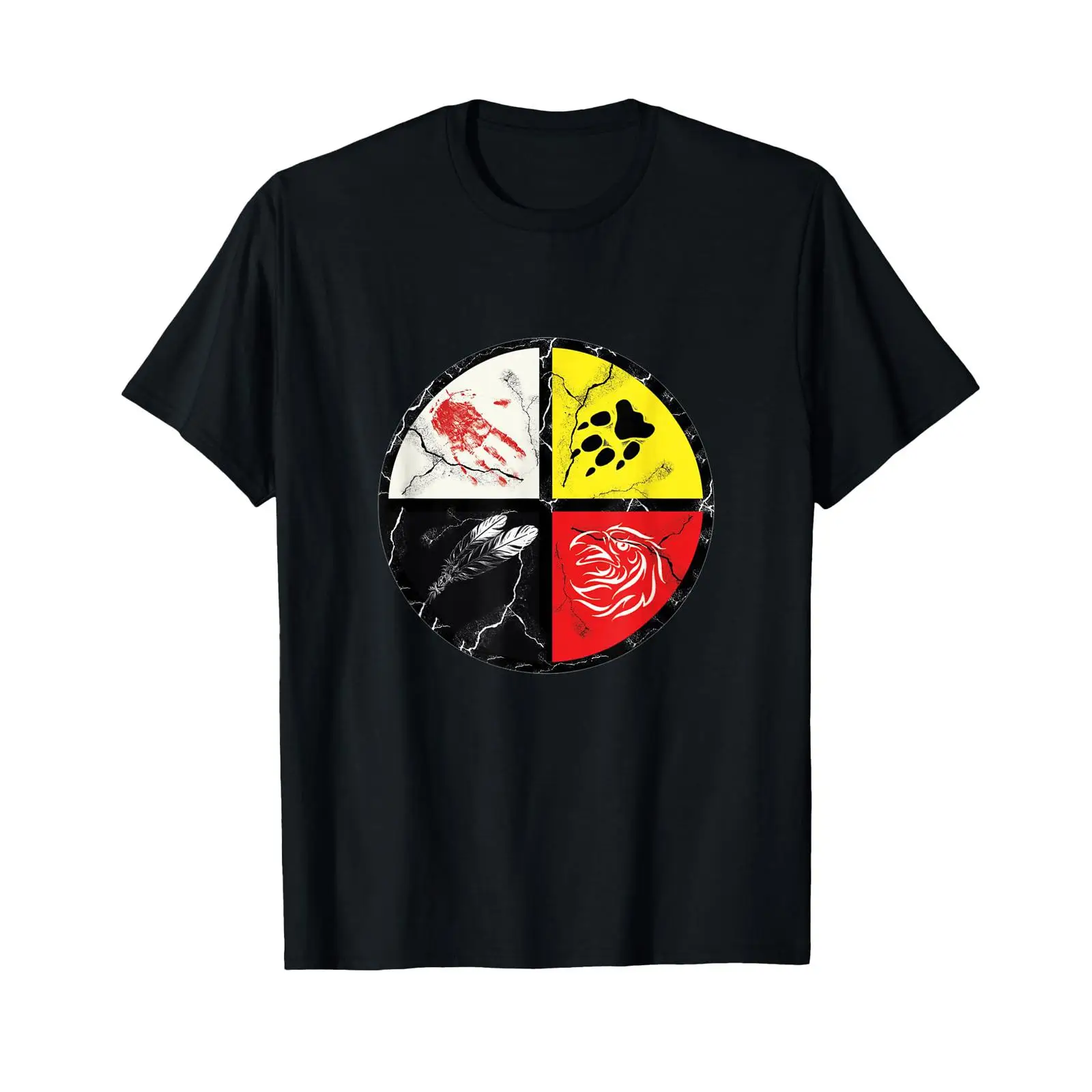 Indian Medicine Wheel T Shirt  - Vintage Fashion Wheel review and price