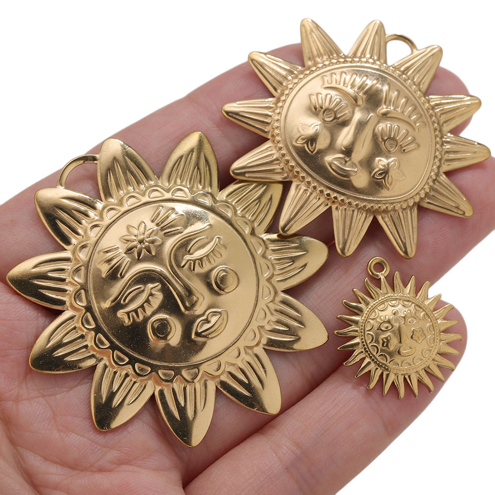 5pcs PVD Gold Charms Stainless - Vintage Fashion Blog review and price