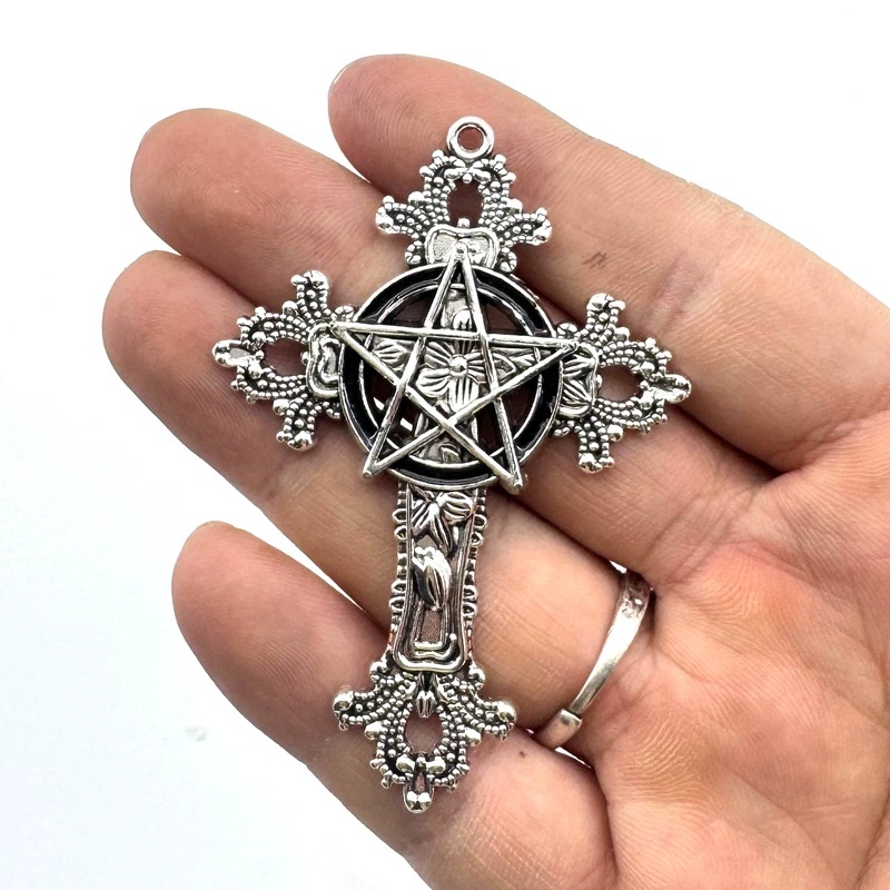 2pcs 30x15mm Gothic Big Cross  - Vintage Fashion Tumblr review and price