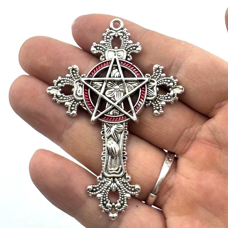 2pcs 30x15mm Gothic Big Cross  - Vintage Fashion Tumblr review and price