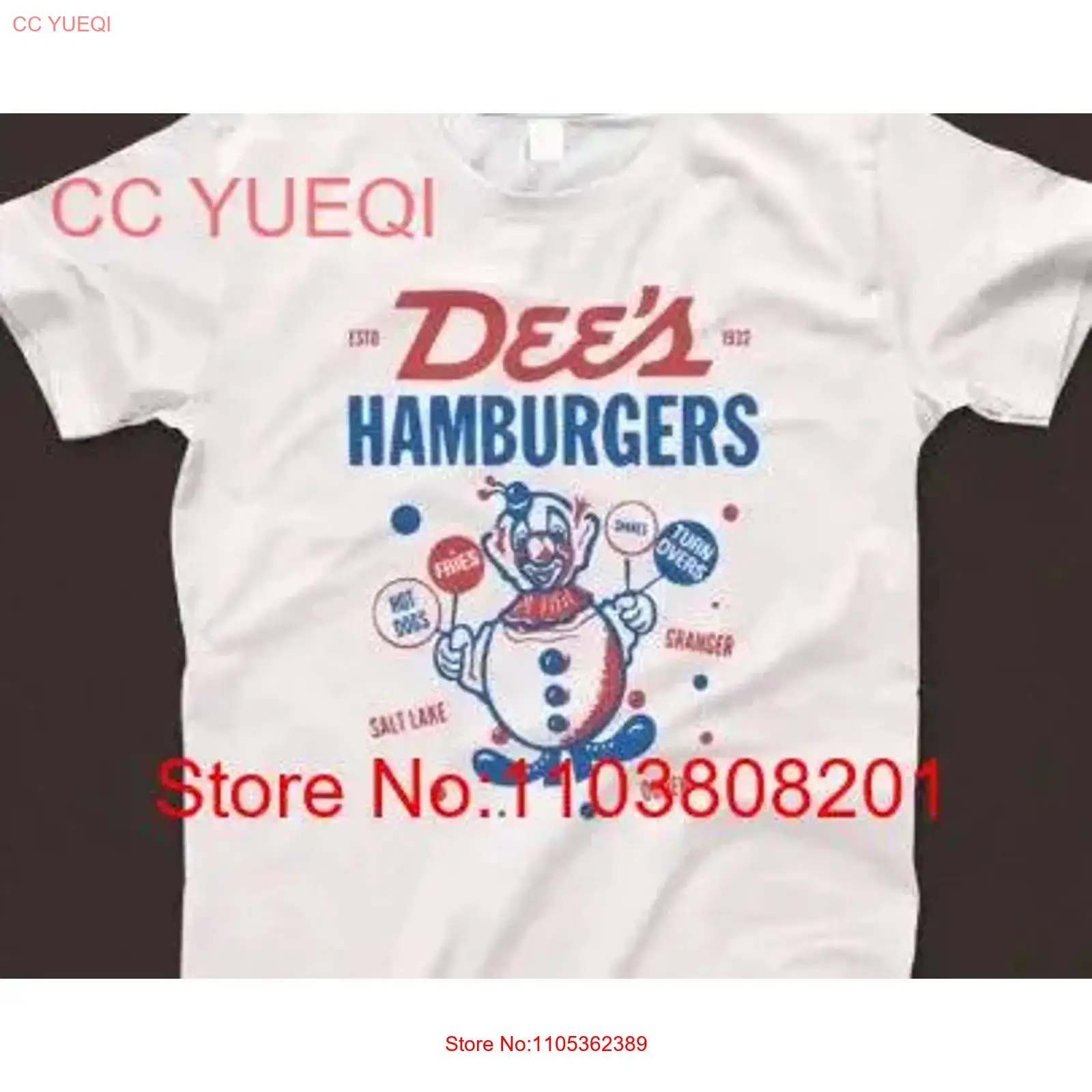 Dee's Hamburgers T Shirt 1026  - Vintage Fashion Hamburg review and price