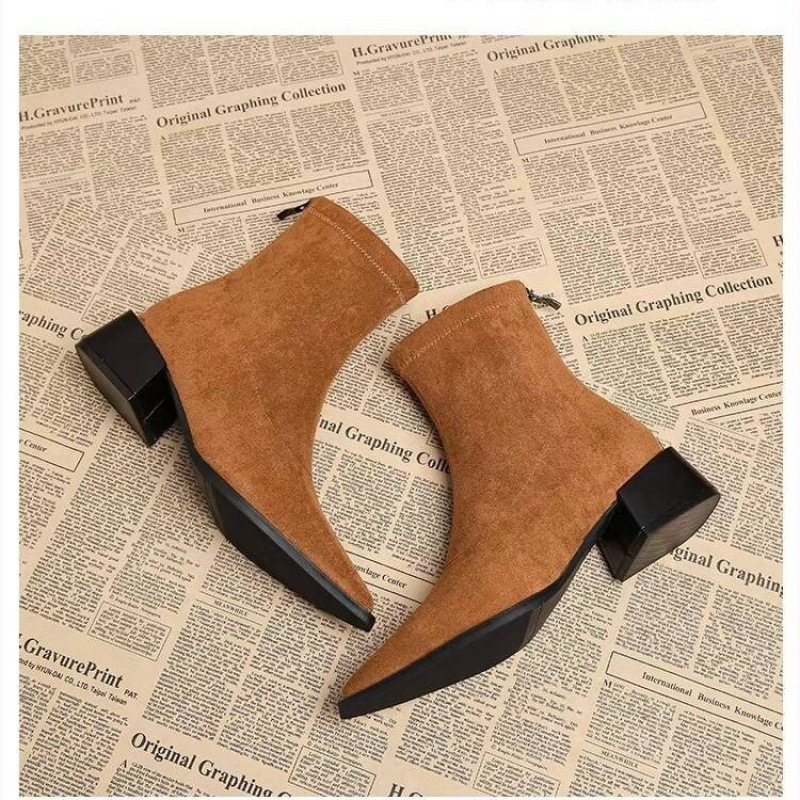 New Low Heel Women Mordern Ank - Vintage Fashion Girl review and price