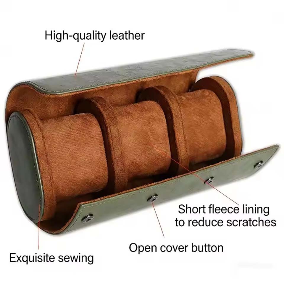 Watch Roll Travel Case 1/2/3-S - Vintage Fashion Labels review and price