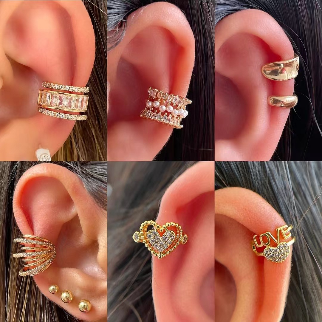 Korean Fashion Zircon Ear Clip - Vintage Fashion Guild review and price