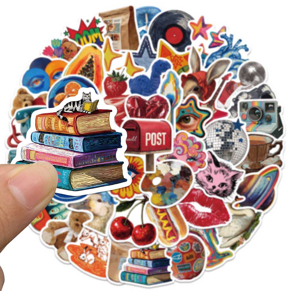 50pcs Vintage Y2K Sticker Fash - Vintage Fashion Labels review and price