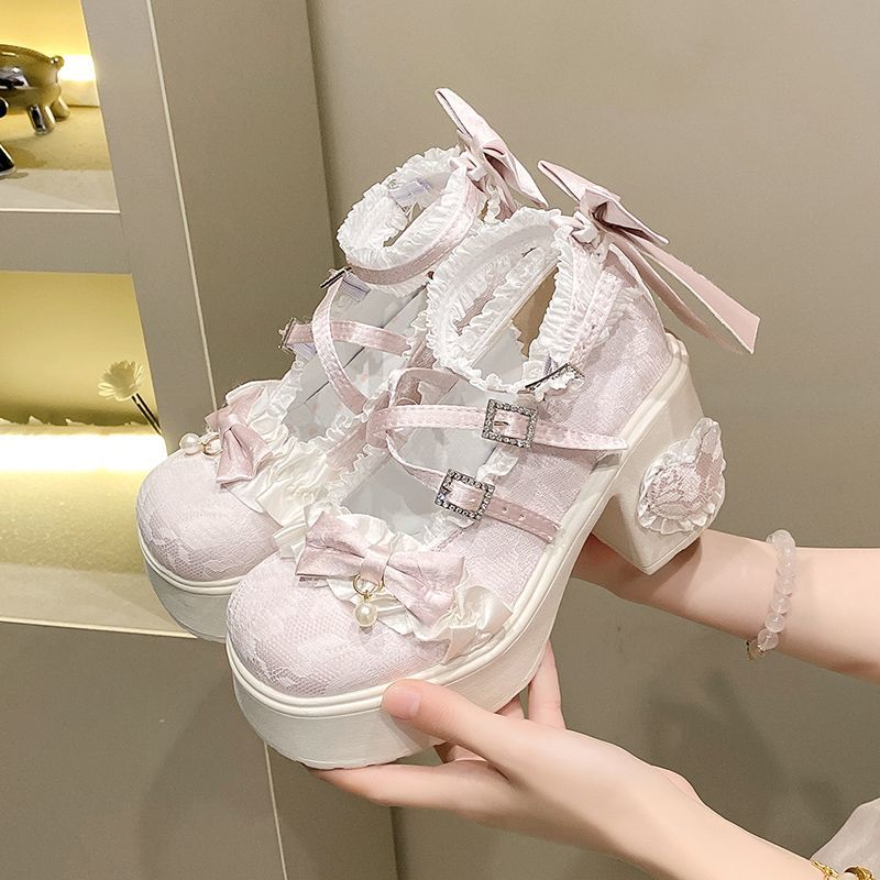 Chunky Mary Jane Platforms Wom - Vintage Fashion Girl review and price