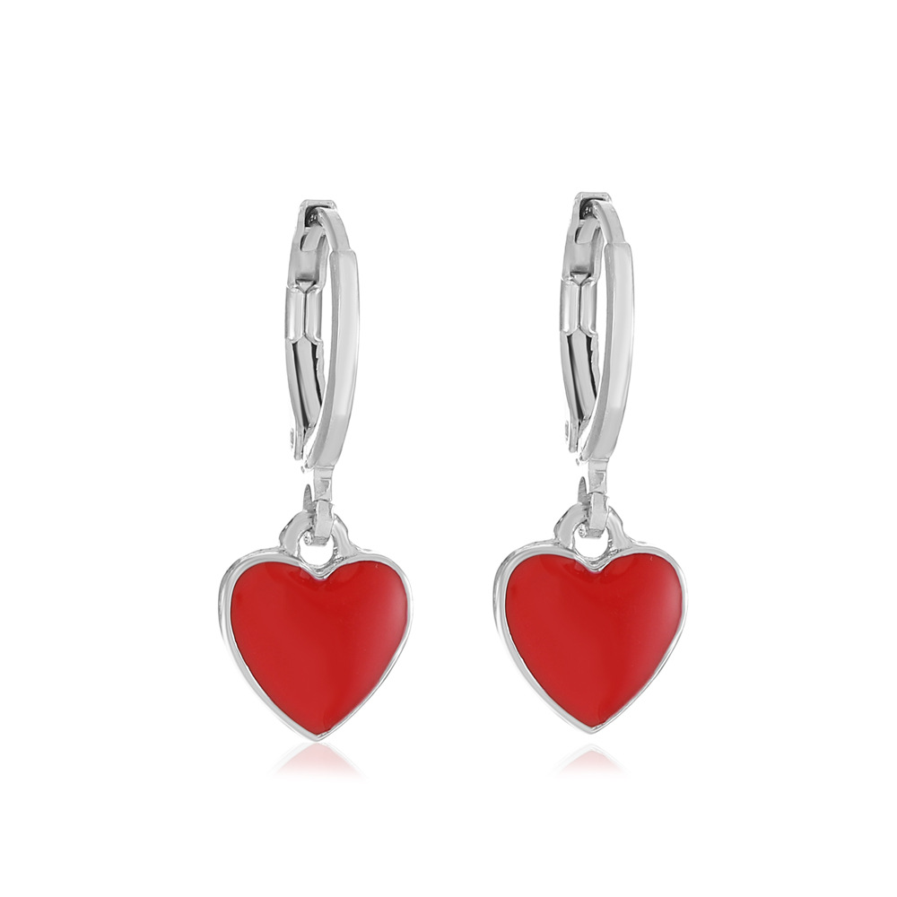 Vintage Red Heart Earrings Fas - Vintage Fashion Guild review and price