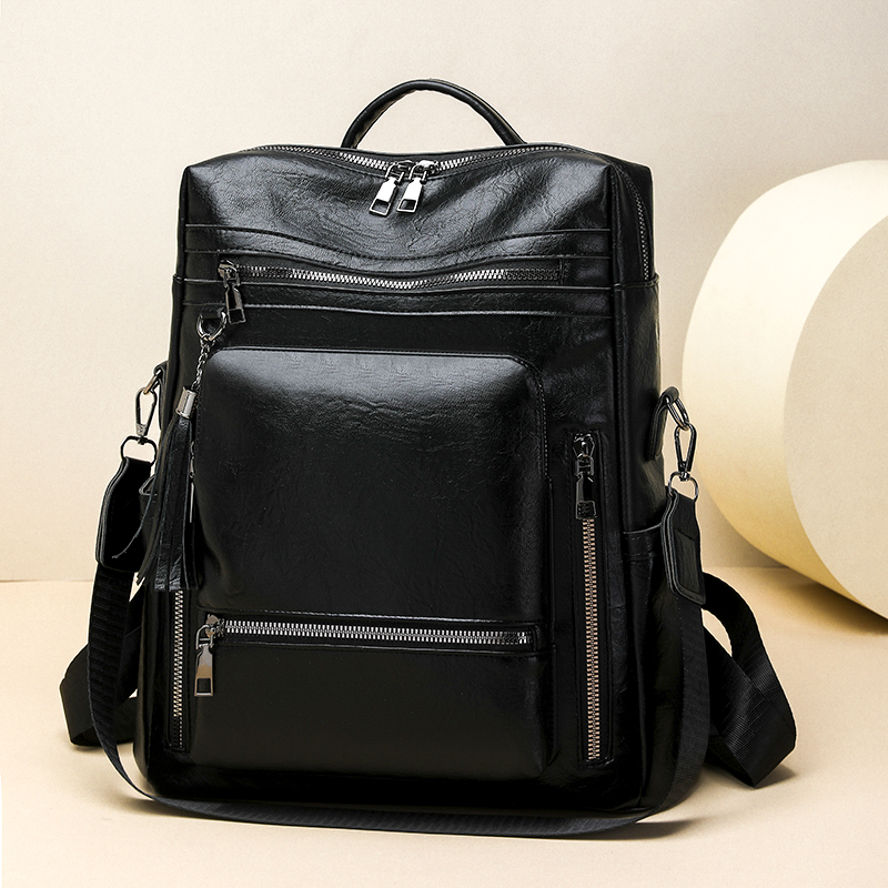 Vintage Leather Look Backpack  - Vintage Fashion Looks review and price