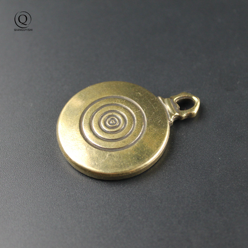 Vintage Brass Buddhist Tantra  - Vintage Fashion Labels review and price