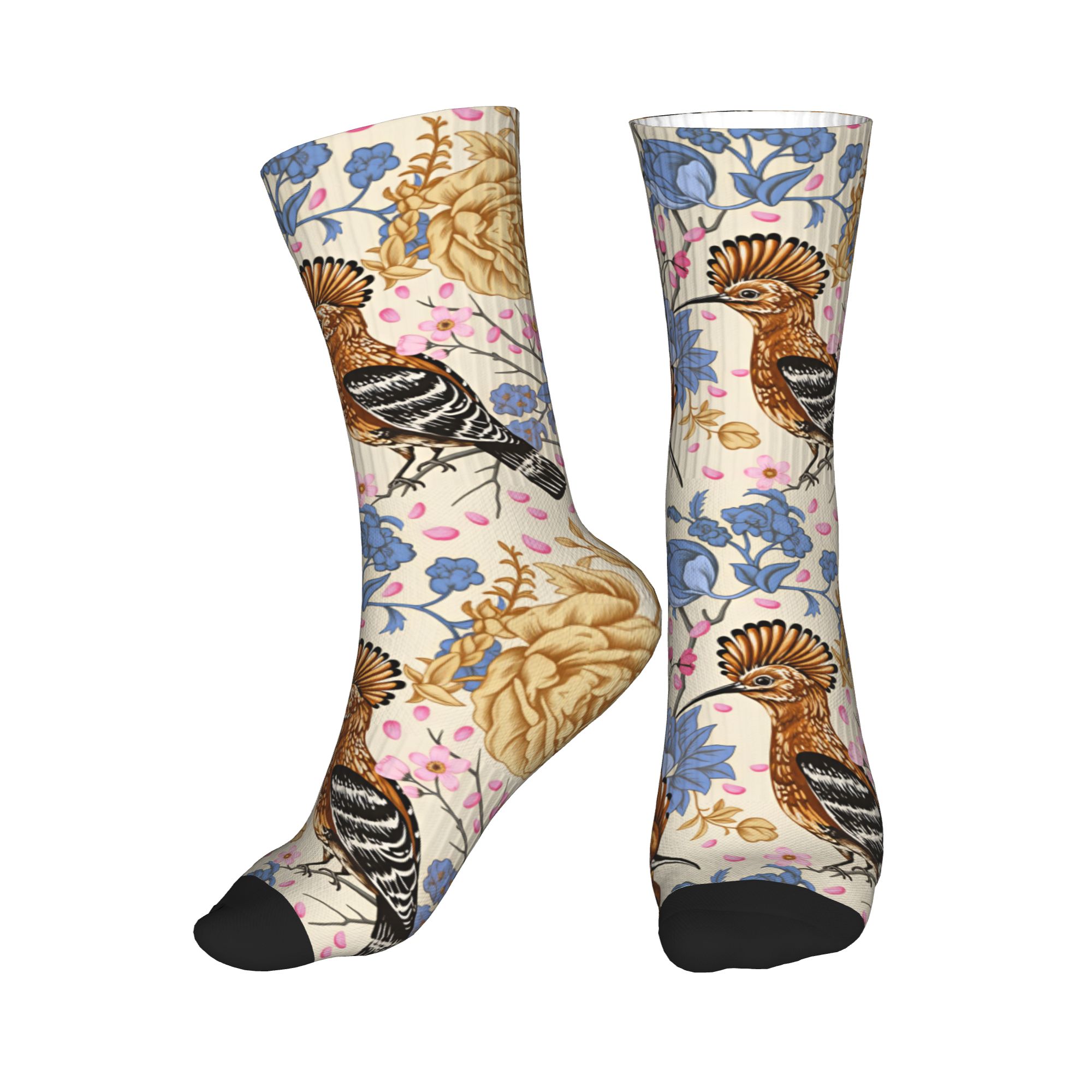 Hoopoe Bird Blue Peony Vintage - Vintage Fashion Mens review and price