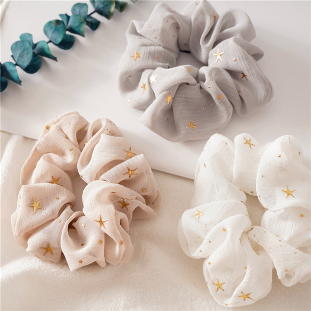 1/5pcs Print Scrunchie Dreamy  - Vintage Fashion Looks review and price